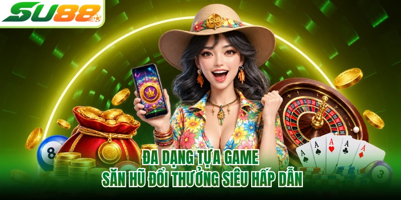 Đa dạng tựa game săn hũ đổi thưởng siêu hấp dẫn